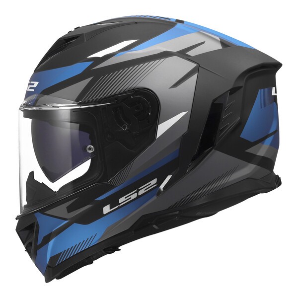 Casco Moto Integral LS2 FF818 Storm III Komai Negro Azul