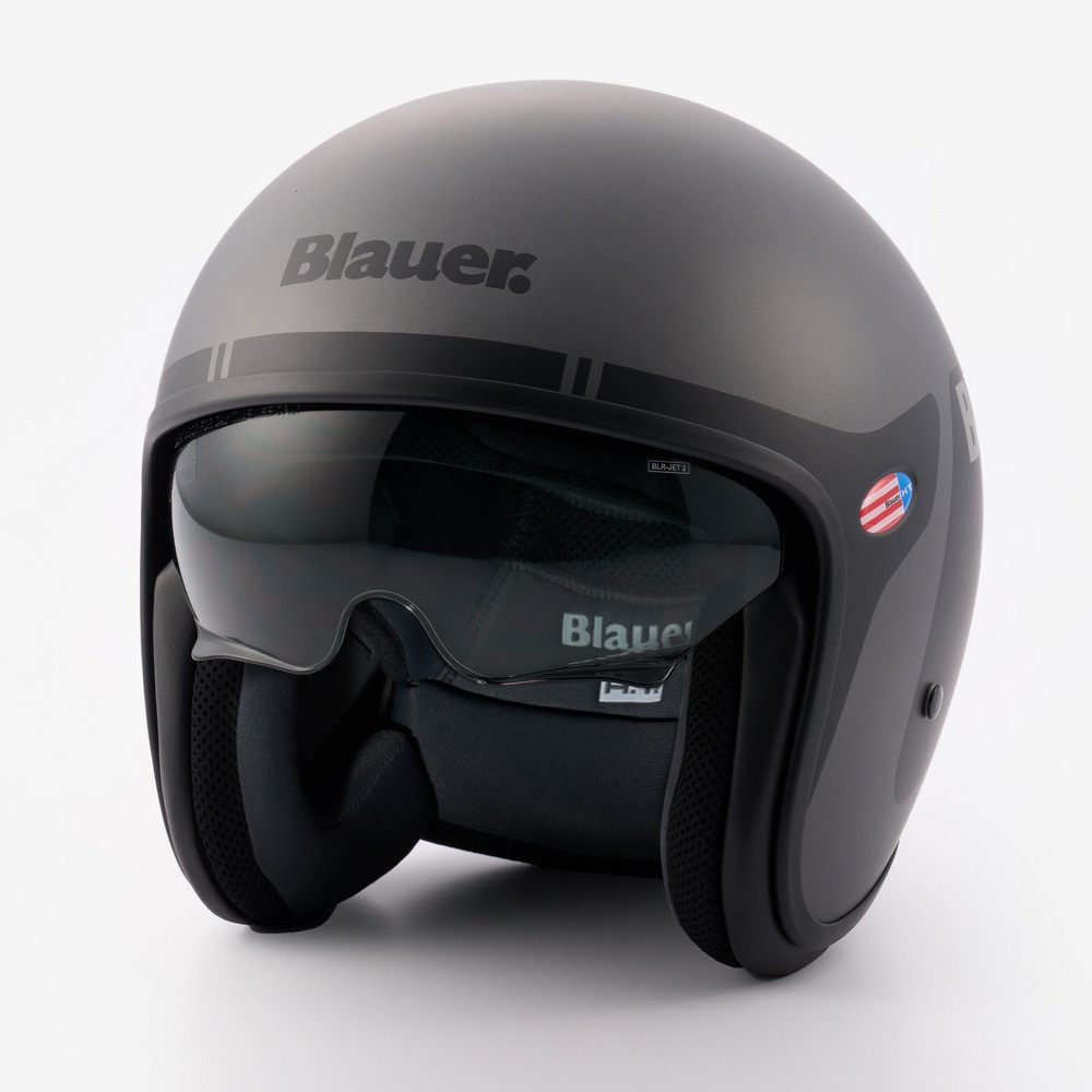 [CBP1106G08001] Casco Jet Blauer Pilot 06 Go Titanio (XS)
