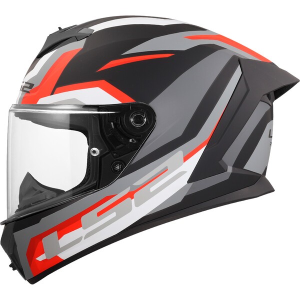 LS2 FF820 RAPID III HYPER Negro Rojo