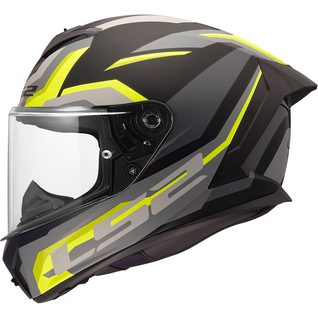 [1682008533XL] LS2 FF820 RAPID III HYPER H-V Negro Amarillo (3XL)