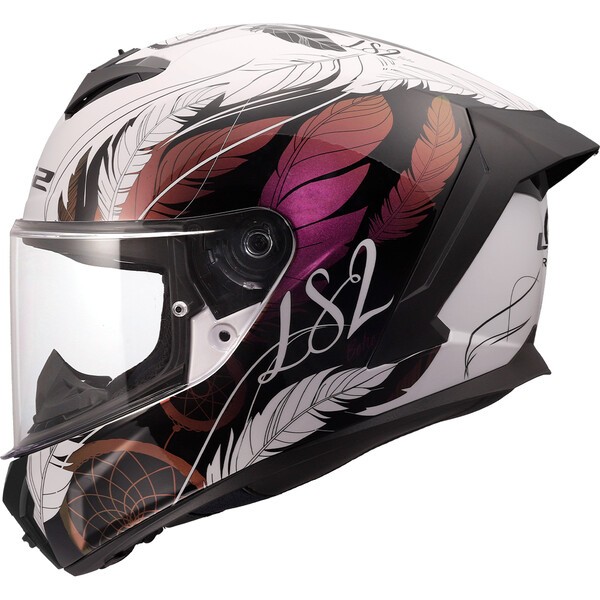 LS2 FF820 RAPID III BOHO Blanco Negro