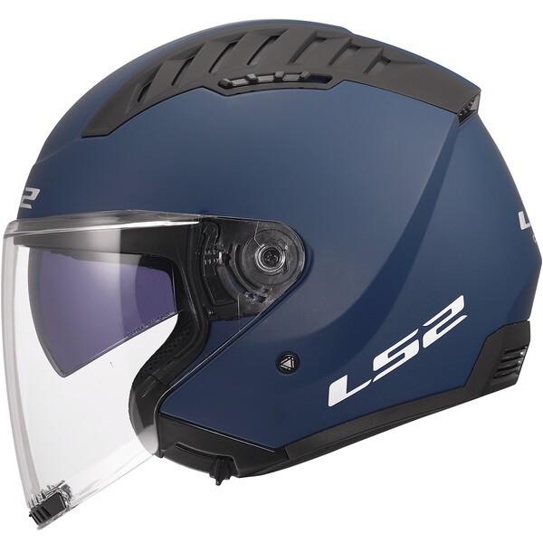 [366001023L] LS2 OF600 Copter II Solid Matt Navy Blue-06 (L)