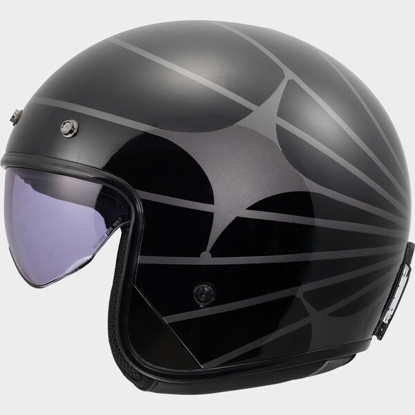 LS2 OF601 BOB II COSMIC GREY-06 Negro