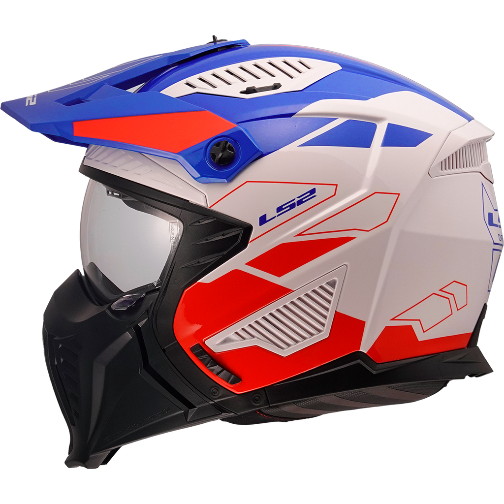 LS2 OF606 DRIFTER TREK RED-06 Blanco Azul