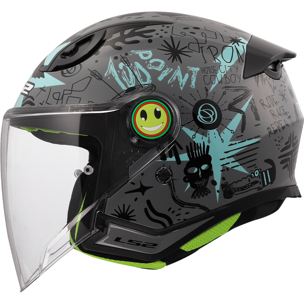 [366222366L] LS2 OF622 FUNNY II SCRIBBLE Gris Azul (L)