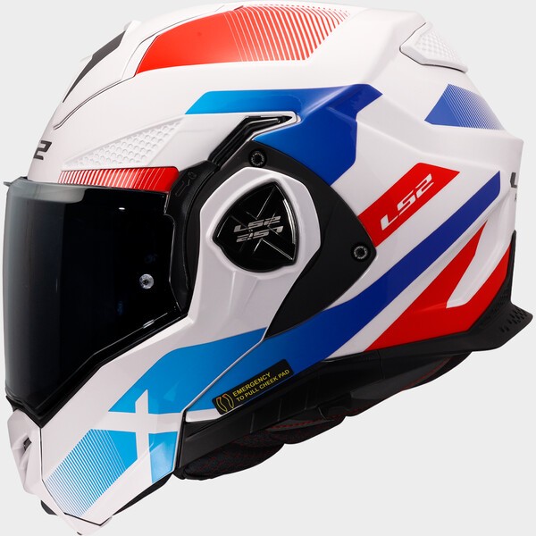 LS2 FF901 ADVANT X NOVA RED-06 Blanco Azul