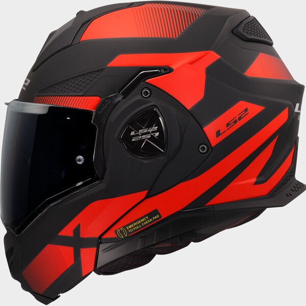 LS2 FF901 ADVANT X NOVA RED-06 Negro