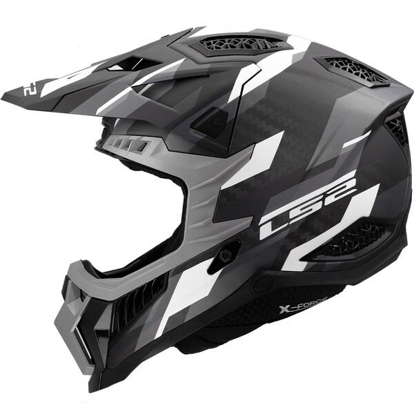 LS2 MX703 X-FORCE PHANTOM GREY-06 Negro