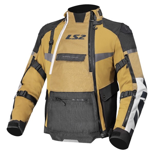 [64290F01173XL] Chaqueta Moto LS2 X-master Hombre Sand Negro Gris (3XL)