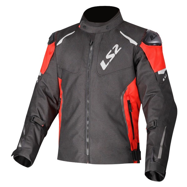 Chaqueta Hombre LS2 ZOOM Negro Rojo