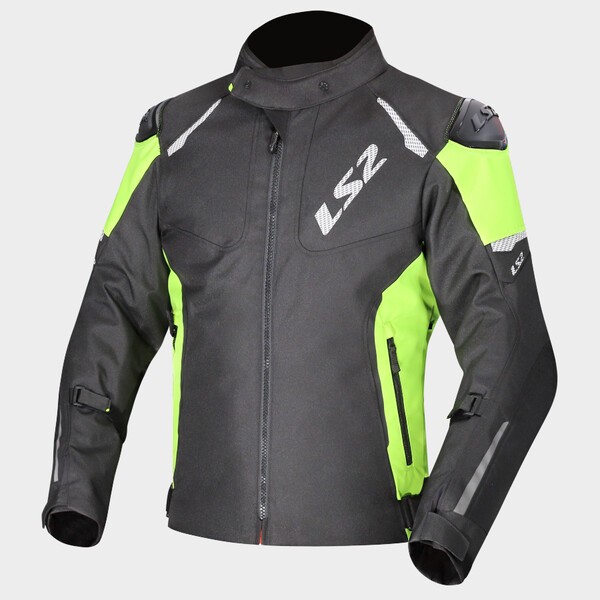 Chaqueta Hombre LS2 ZOOM Negro Amarillo