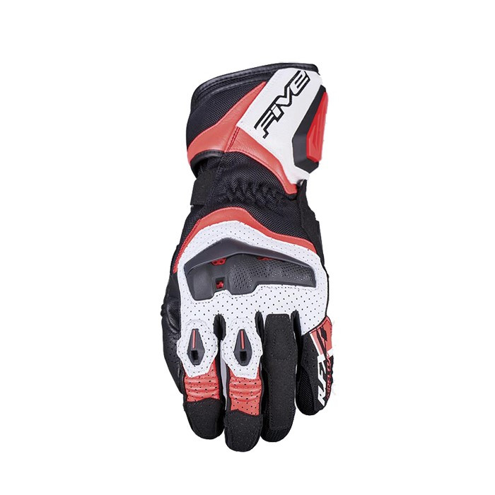 GUANTES FIVE RFX4 EVO AIRFLOW BLANCO / ROJO
