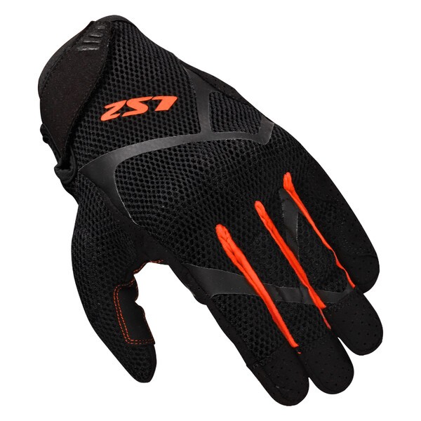 Guantes Hombre LS2 RAY II Negro Rojo