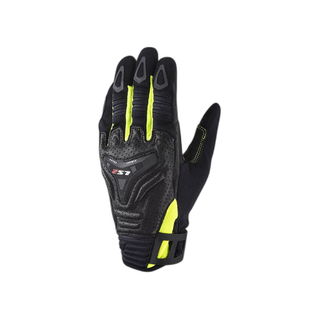 Guantes LS2 THERMORAIN H-V Negro Amarillo