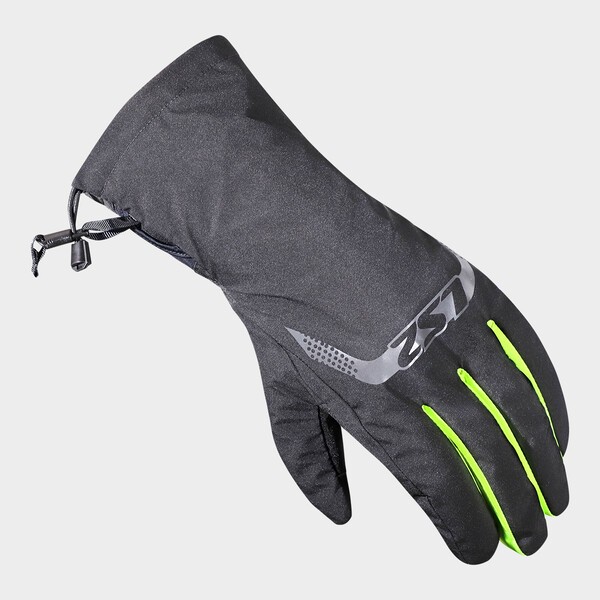 [70240F5403] Guantes LS2 THERMORAIN H-V Negro Amarillo