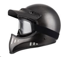 [010271A439 L] Casco Integral NZI Mad Carbon In Sight Peak y Goggle (L)