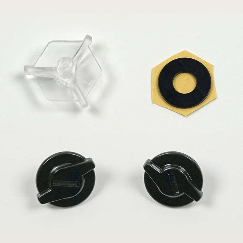 ARAI Kit de tornillos ARAI (MX-V/VX-3/PENTA/PENTA PRO), Negro Negro