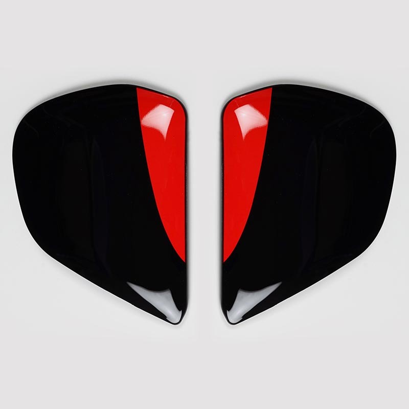 [55025452] ARAI Cubiertas laterales ARAI ROBERTS Rojo (Compatible sistema VAS-V) Rojo