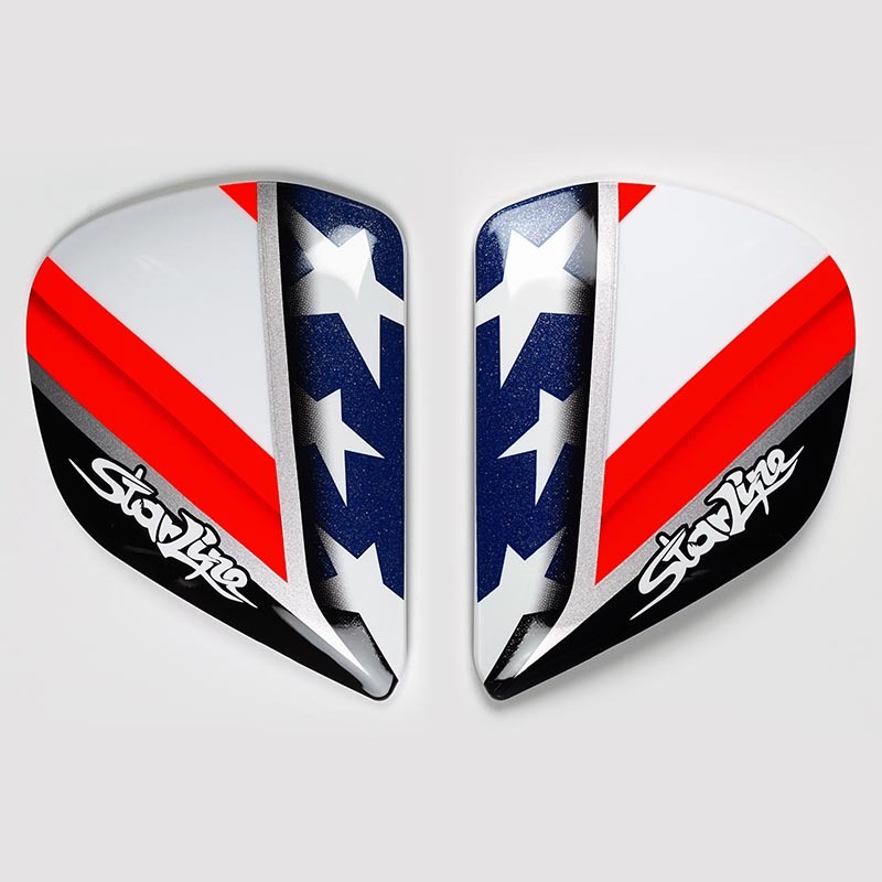 [55025444] ARAI Cubiertas laterales ARAI HAYDEN Réplica (Compatible sistema VAS-V) Réplica