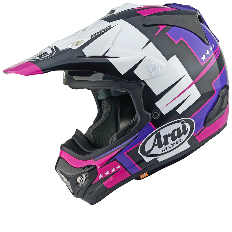 [185-0339-04] ARAI Casco ARAI MX-V EVO Battle - Morado - L Morado & Púrpura