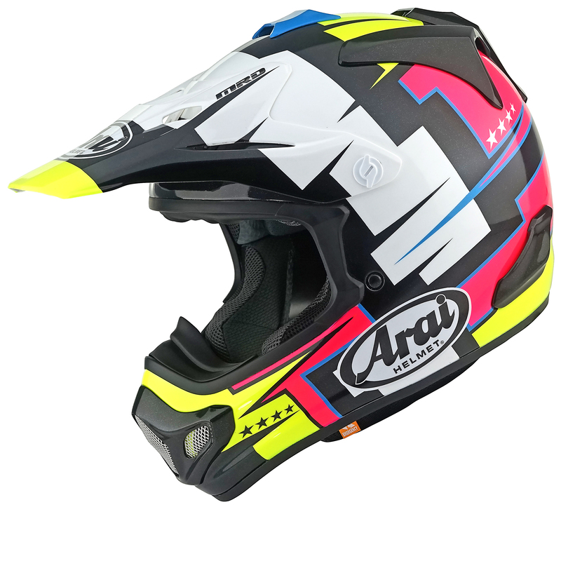 ARAI Casco ARAI MX-V EVO Battle - Amarillo - XL Amarillo