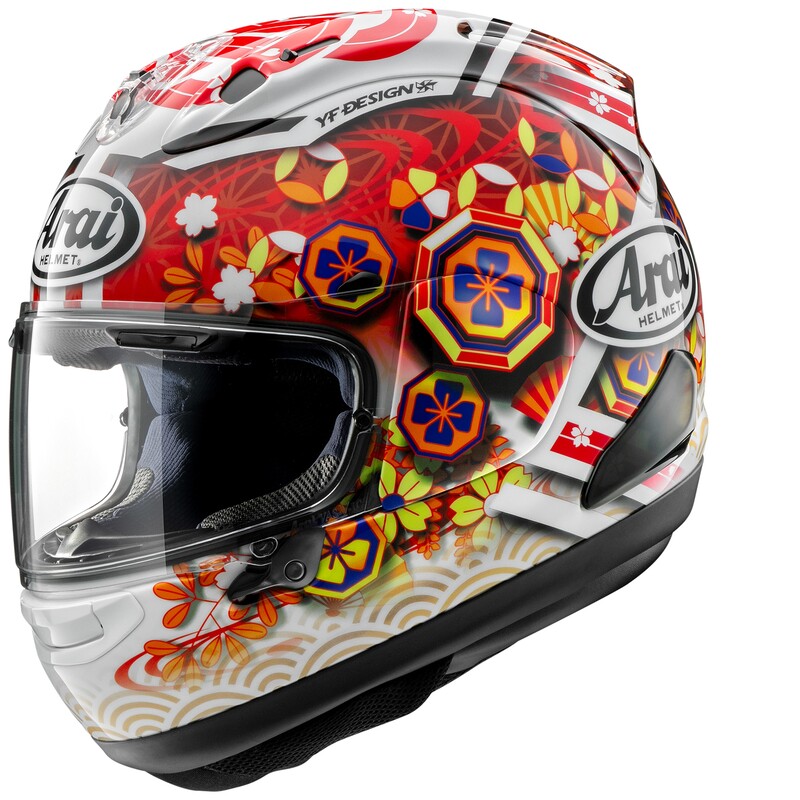[137-0387-04] ARAI Casco ARAI RX-7V EVO Nakagami GP3 - Replica - L Réplica