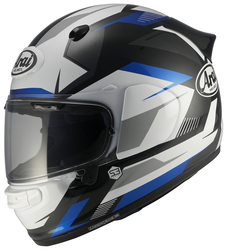 [177-0380-05] ARAI Casco ARAI Quantic Supra - Azul - XL Azul & Azul & Blanco & Negro