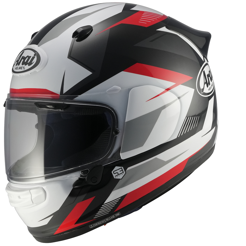 [177-0379-04] ARAI Casco ARAI Quantic Supra - Rojo - L Blanco & Negro & Rojo & Rojo