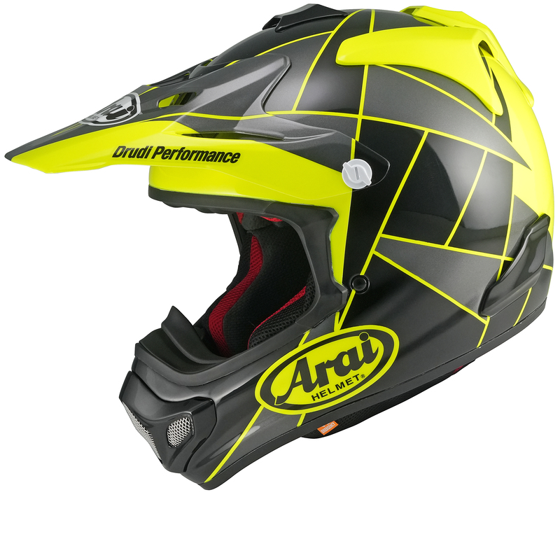 [185-0362-03] ARAI Casco ARAI MX-V EVO Peak - Amarillo - M Amarillo & Amarillo & Gris & Negro