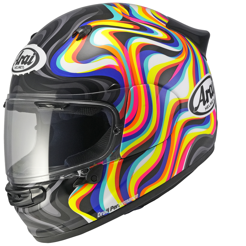ARAI Casco ARAI Quantic Swirl - Blanco - XS Amarillo & Blanco & Negro & Blanco