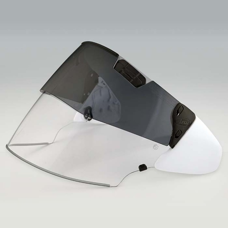 [55031053] ARAI Kit ARAI Pro Shade VAS-Z (Pantalla Transparente+Visor solar), Blanco Blanco