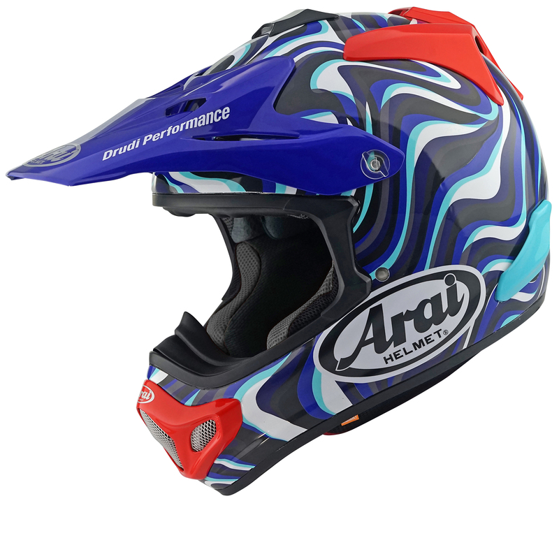 ARAI Casco ARAI MX-V EVO Stream - Azul - L Azul