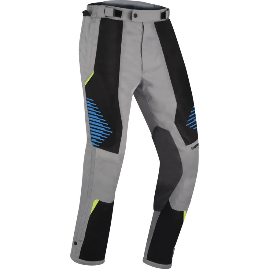 [BTP802S] Pantalón Bering Bakundu Gris/Negro/Azul (S)