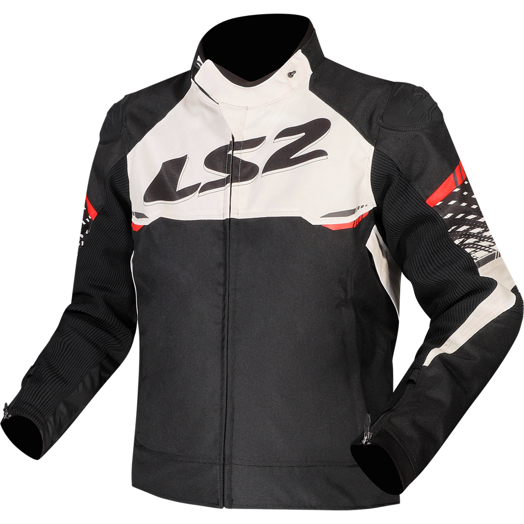 [64270W0132S] Chaqueta Hombre LS2 APEX Negro Blanco (S)