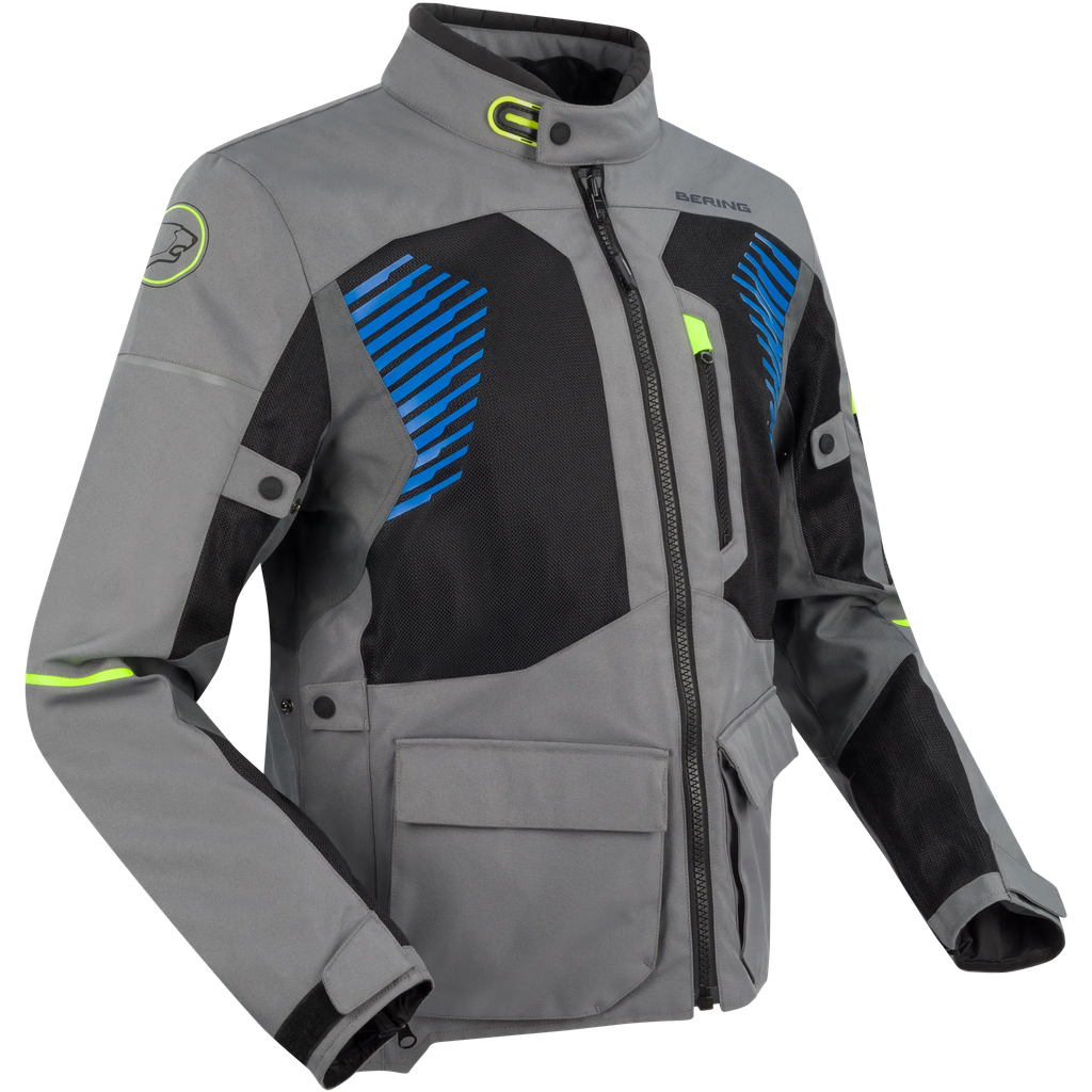 [BTV832S] Chaqueta Bering Bakundu Gris/Negro/Azul (S)