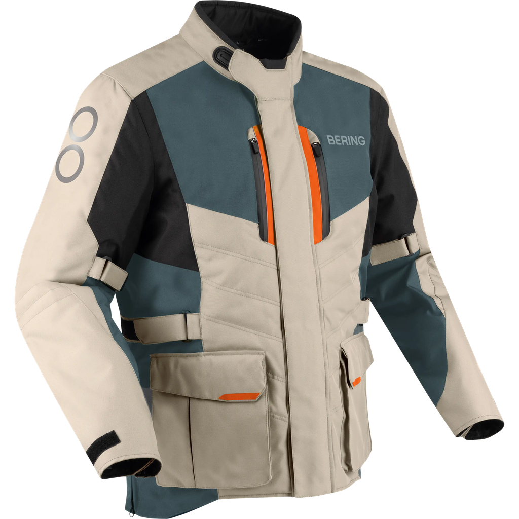 Chaqueta Bering Siberia Beige/Gris/Naranja