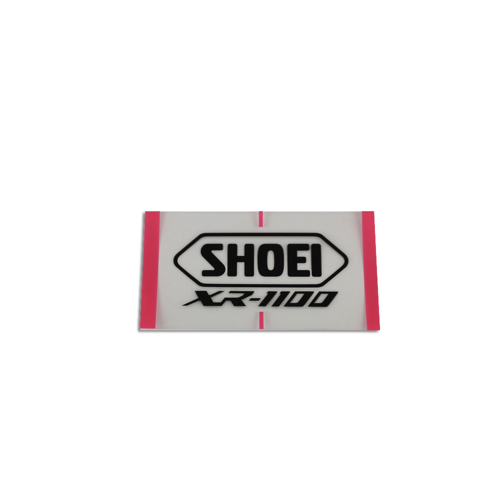 [090110STCBLK] Recambio Shoei Logo Posterior Xr-1100 Negro