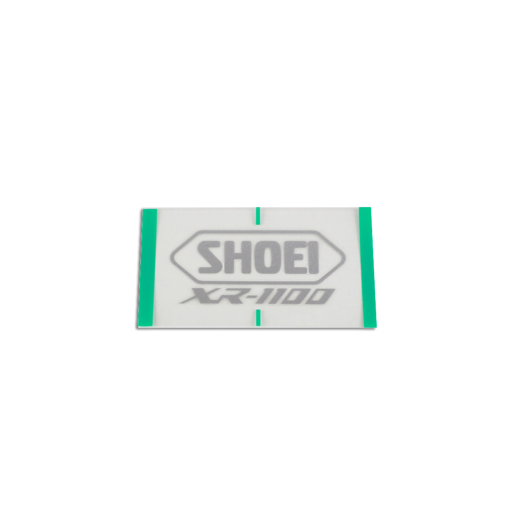 [090110STCMTSLV] Recambio Shoei Logo Posterior Xr-1100 Gris Mate