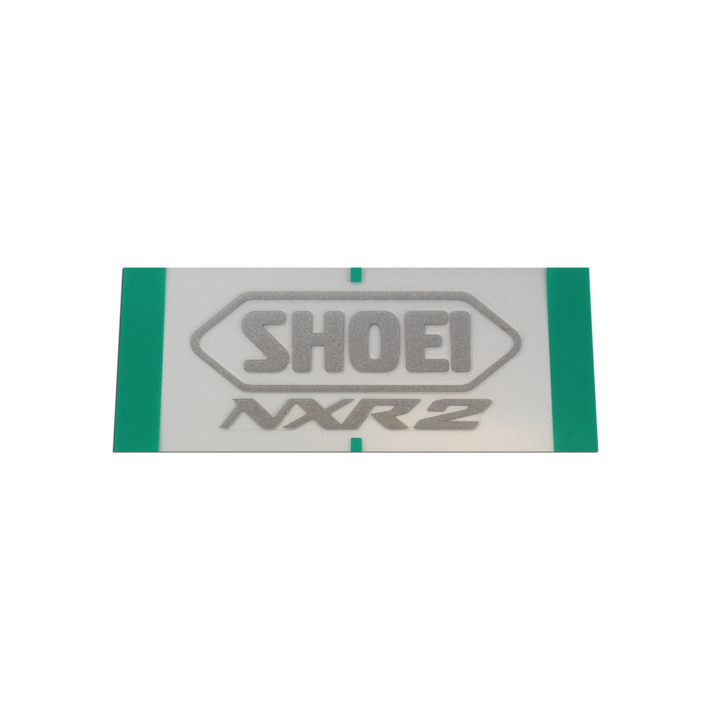 [090140STCMTSLV] Recambio Shoei Logo Posterior Nxr 2 Gris Mate