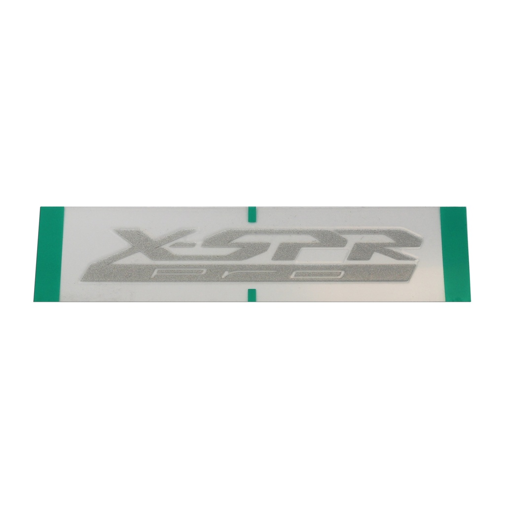 [09015STCMRSLV] Recambio Shoei Logo Posterior X-spr PRO Gris Mate