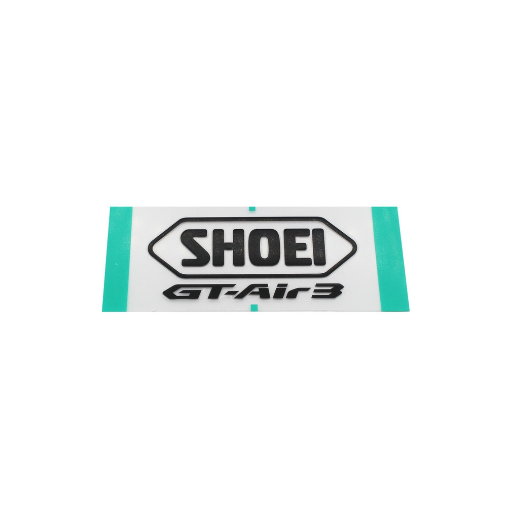 [090GT3RSTMTBLK] Recambio Shoei Logo Posterior Gt-air 3 Negro Mate