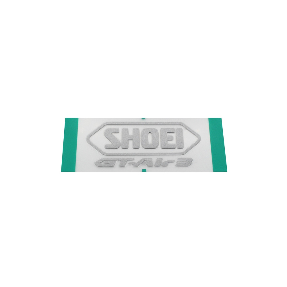 [090GT3RSTMTSLV] Recambio Shoei Logo Posterior Gt-air 3 Gris Mate