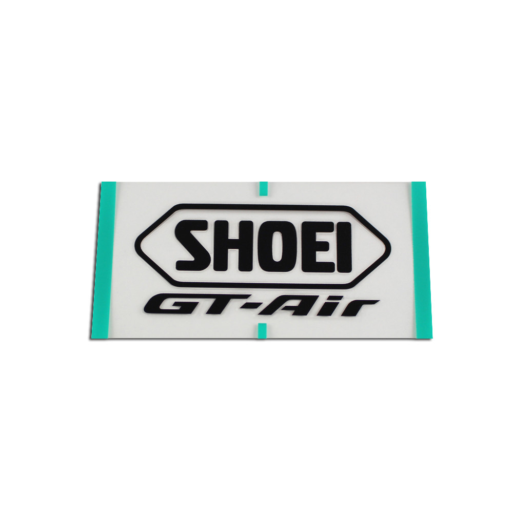[090GTARSTMTBLK] Recambio Shoei Logo Posterior Gt-air Negro Mate