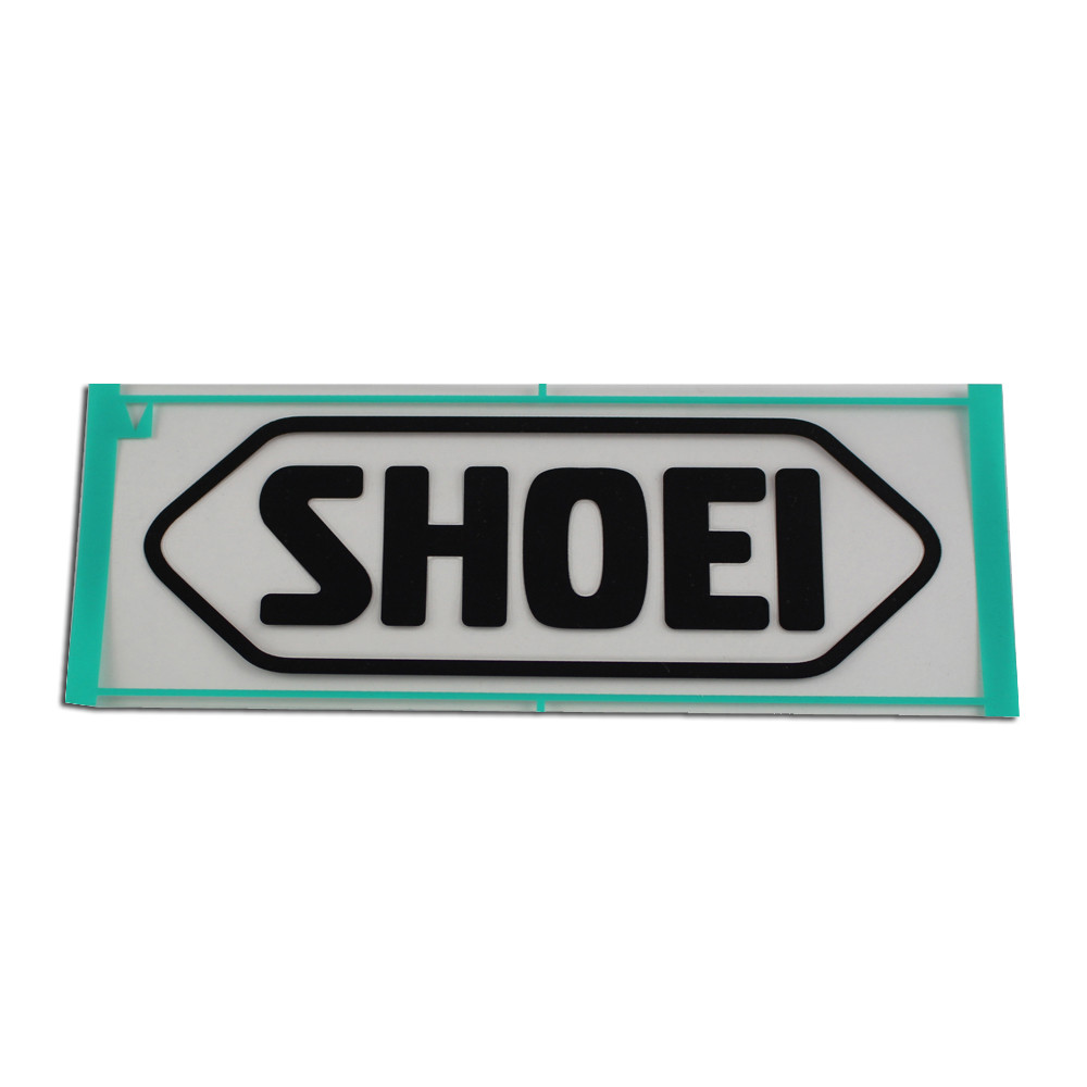 [090HL95MTBLK] Recambio Shoei Logo Frontal 95MM Negro Mate
