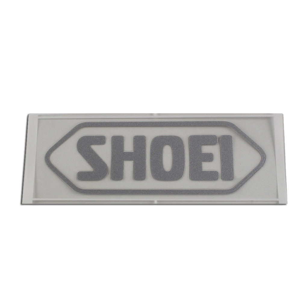 Recambio Shoei Logo Frontal 95MM Gris Plata