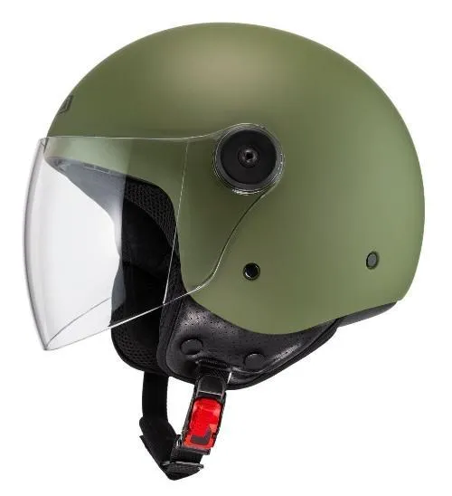 Casco Jet NZI Magma verde mate