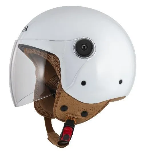 Casco Jet NZI Magma blanco brillo