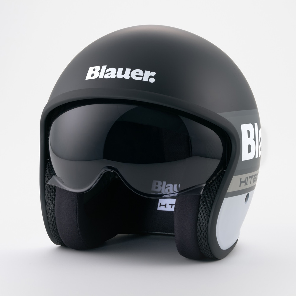[12CBKHU01777H01H0701] Casco Jet Blauer Pilot 4.0 Negro Mate Blanco (XS)