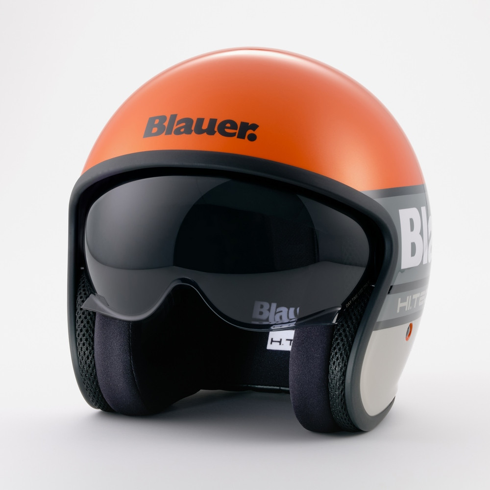 Casco Jet Blauer Pilot 4.0 Naranja Gris