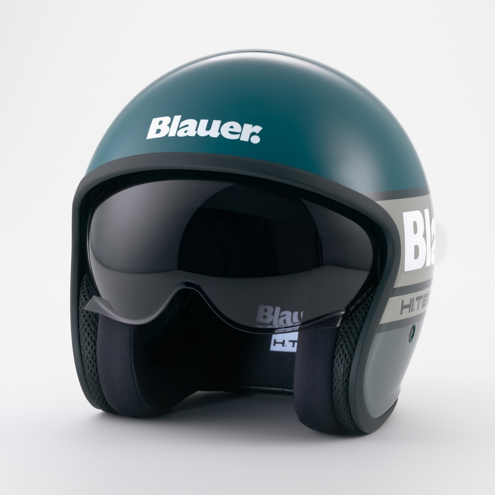 Casco Jet Blauer Pilot 4.0 Azul Titanio